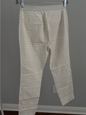 Zara Cream Polka Dot Womens Chinos